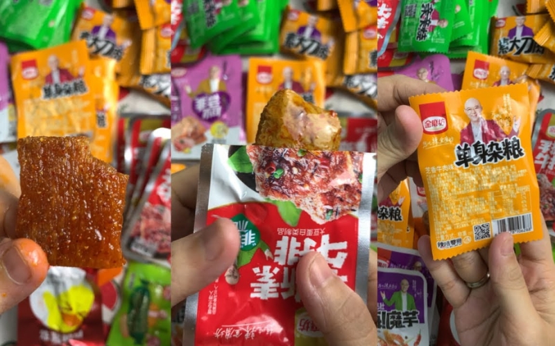 đồ ăn vặt nội địa trung