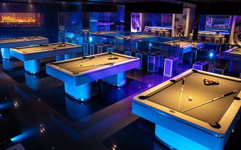 thiết kế quán bida pub